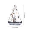 Creative Seashell Sailboat Ornament and Seashell, 1 Piece view 2