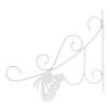 SAXOJONON European-Style Wrought-Iron Flower Pot Hanging Hook, White view 3