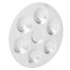 HEEPDD Aluminum Color Mixing Palette, 10-Hole Artist Tray for Acrylic and Watercolor Painting view 2