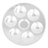 HEEPDD Aluminum Color Mixing Palette, 10-Hole Artist Tray for Acrylic and Watercolor Painting view 3