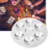 HEEPDD Aluminum Color Mixing Palette, 10-Hole Artist Tray for Acrylic and Watercolor Painting view 4