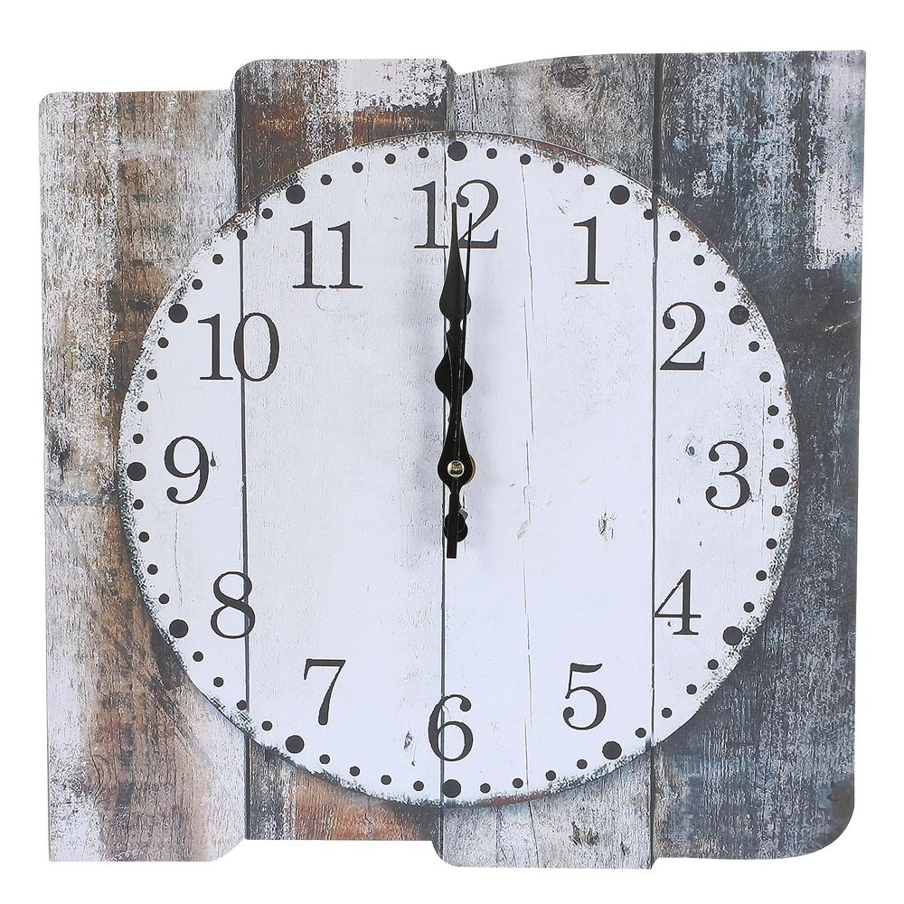 Non-Ticking MDF Wall Clock for Christmas Celebrations, Living Room and Office