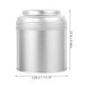 LALADEFIEE Tinplate Tea Container for Loose Tea and Snacks, Gift Idea view 2