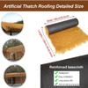 Artificial Thatch Roofing Roll for Garden Fences and Bar Decor view 3