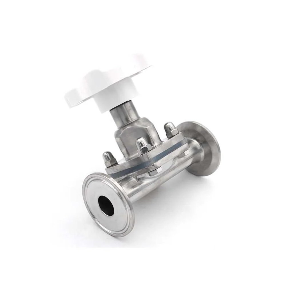 45 mm SS316L Stainless Steel 2-Inch Tri-Clamp Diaphragm Valve