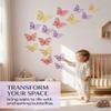 HAPZUR 36x 3D Paper Butterfly Wall Stickers Set view 2