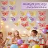HAPZUR 36x 3D Paper Butterfly Wall Stickers Set view 3