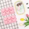 2-Pack Heart Silicone Molds - Gray & Pink view 3