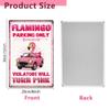 SUPERDANT Funny Flamingo Parking Sign view 2