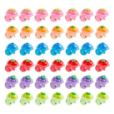 Miniature Turtle Statues, Realistic 7-Color Ornaments