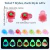 Miniature Turtle Statues, Realistic 7-Color Ornaments view 2