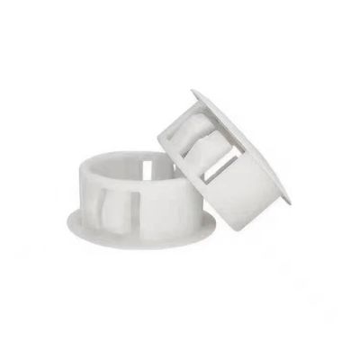 Nylon Round Hole Plugs, Black and White, 5–60 mm (White, M28, 5 pcs)