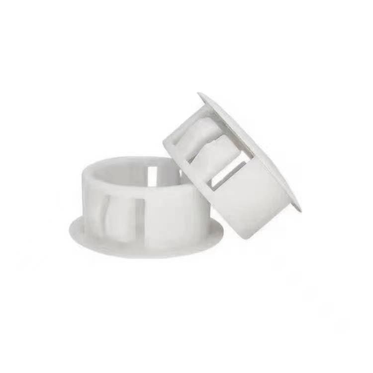 Nylon Round Hole Plugs, Black and White, 5–60 mm (White, M28, 5 pcs)
