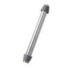 Whychstore Stainless Steel Rolling Pin, Adjustable Thickness Rings, Nonstick, Gray view 1