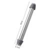 Whychstore Stainless Steel Rolling Pin, Adjustable Thickness Rings, Nonstick, Gray view 2