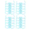 Haofy Plastic Binding Rings, 20 Pack, 5-Hole Holders, Transparent, 0.43-Inch Opening view 1