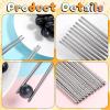 Stainless Steel Chopsticks, 5 Pairs view 3