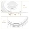 Reusable 16 oz Plastic Cup Lids, 4-Pack view 3