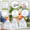 Xdyyjrasa 50 Wedding Guest Favors, Heart Keychains with Bottle Opener and Nail Clipper, Thank-You Cards and Organza Bags view 3