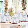 Xdyyjrasa 50 Wedding Guest Favors, Heart Keychains with Bottle Opener and Nail Clipper, Thank-You Cards and Organza Bags view 4