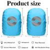 Jiahuade 2-Pack Reflective Rain Covers for Backpacks view 2