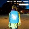 Jiahuade 2-Pack Reflective Rain Covers for Backpacks view 3
