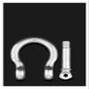 304 Stainless Steel Bow Shackles, Lifting Ring Shackles, 10-Pack, M4–M14 (M10: 1 pc) view 4