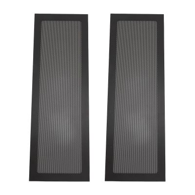 FTVOGUE PC Fan Dust Filters, Magnetic PVC Frame, 4.72 x 14.17 in, 2-Pack, Black