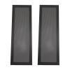 FTVOGUE PC Fan Dust Filters, Magnetic PVC Frame, 4.72 x 14.17 in, 2-Pack, Black view 1