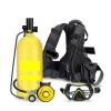 LLOOPK 3-Liter Diving Cylinder, Diving and Snorkeling Equipment, Breathing Mask, Fish-Gill Oxygen Cylinder, Replacement (Yellow) view 2