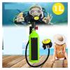 LLOOPK Diving Tank and Breathing Mask, Black Package D view 3