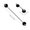 Magnetic Adjustable Curtain Rod view 2