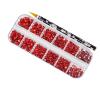 Flat-Back Rhinestones for Nail Art, Crystal, 1.56 mm, Multicolor, 12 Pieces, with Wax Pencil (Ph194-4b) view 1