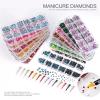 Flat-Back Rhinestones for Nail Art, Crystal, 1.56 mm, Multicolor, 12 Pieces, with Wax Pencil (Ph194-4b) view 4
