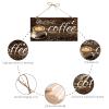 CREATCABIN But First Coffee Wooden Sign view 3