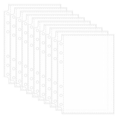 60 A6 Crystal-Clear Extra-Strong Binder Pockets for Photos and Postcards