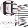 Adjustable Fabric Roll Storage Rack with Wheels view 4