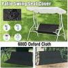 Replacement Cover for Hollywood Swing, 600D Oxford Fabric, Gray, 54.3 x 19.3 x 19.7 in view 3