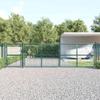 Mhdvray Garden Gate 500 x 175 cm, Green Galvanized Steel view 2