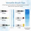 9 Pcs Water Brush Set for Watercolor Painting view 2