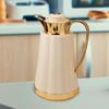 Large Arabic-Style Insulated Coffee Carafe, Yellow Gold view 2