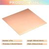 4-Pack Pure Copper Sheets, 50 x 50 mm, Multiple Sizes (0.15 x 15 x 15 mm) view 2