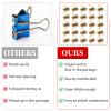 MAIJIAJU 100-Pack Reusable Gold Foldback Clips, 19 mm Metal view 4