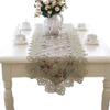Pastoral Linen Table Runner for Dining Table, Coffee Table, or Shoe Cabinet, 40 x 280 cm view 1