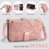 Belzsxy Wallet Case for iPhone 17, Pink view 3