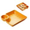 4 Pcs Sauce Separated Plate Set view 3