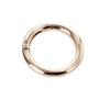 O-Ring with Metal Spring Gate, 25 mm, Silver view 2