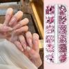 980 Pcs Pink Nail Art Rhinestones view 4