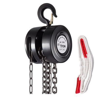 Manual Chain Hoist, 1 Ton, 3 m, Heavy-Duty Steel, Industrial Quality