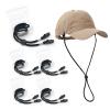 5-Pack Adjustable Windproof Hat Retainer Straps, 40 cm view 1